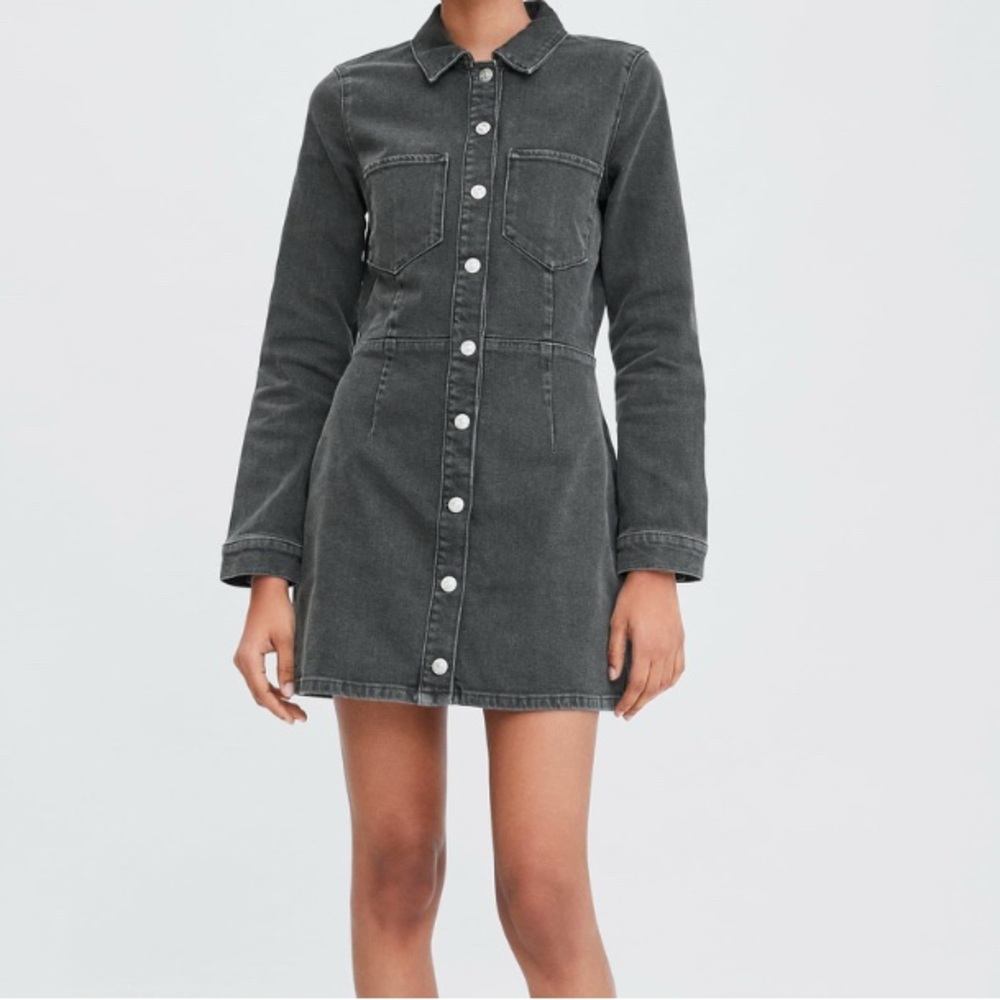 ZARA women’s jean mini dress